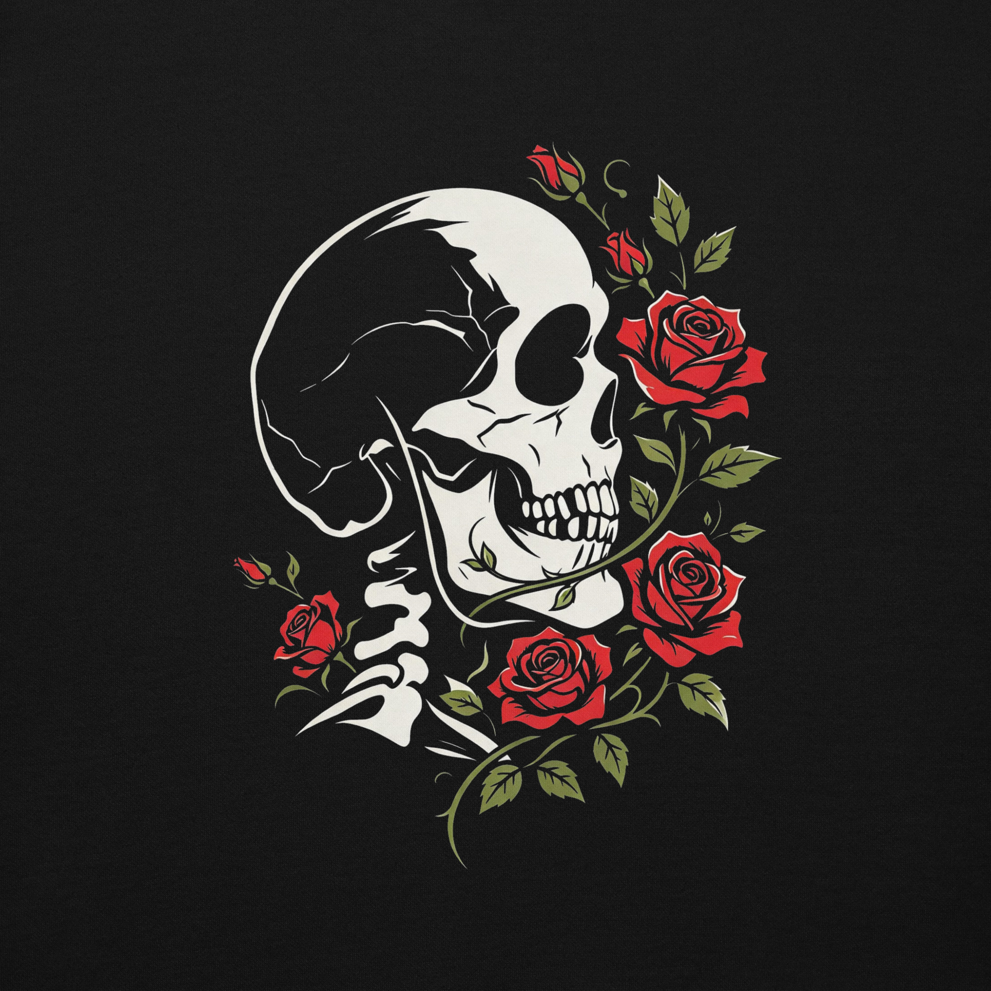 Rose & Skull Design